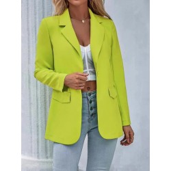 BLAZER LARGO VERDE LIMON
